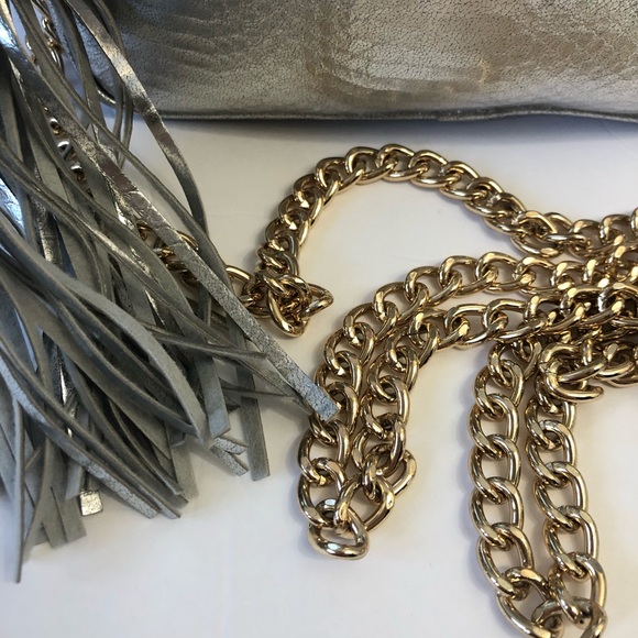 Victoria’s Secret Silver Purse with Gold Chain - Picture 5 of 8